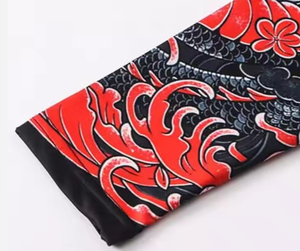 เสื้อกีฬาแขนยาวคอเสื้อแบบแรชการ์ดสีแดงสินค้ามาใหม่ - Product Image 5