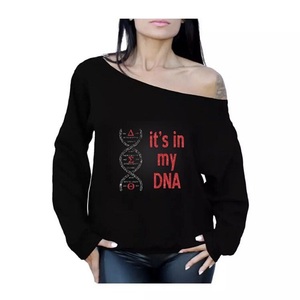 เสื้อสเวตเชิ้ต2026คอลึกสีชมพูล้วนของผู้หญิงเทคนิคการย้อมแบบเรียบ - Product Image 1