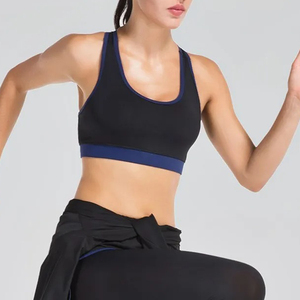 Soutien-gorge de sport sans couture à maintien élevé pour femmes, vêtement de gym, dernière conception, 2025, logo personnalisé imprimé, respirant et bon marché - Product Image 2