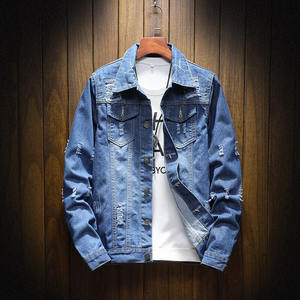 Blouson Bomber Casual Homme Nouvelle Arrivée Mode Hip Hop Veste en Denim pour Streetwear Collection Hiver 2026 avec Logo Avant - Product Image 2
