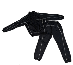 Custom Manufacturer Casual Sportswear Jogger 2-Piece Unisex Tracksuit Set Windproof Eco-Friendly 100% Nylon Jacket & Pants - Product Image 3