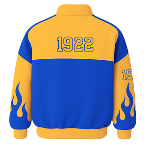 Sigma Gamma Rho Varsity Racing Veste avec fermeture éclair Veste en coton de haute qualité SGRho Racer Veste pour femmes - Product Image 2
