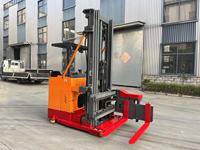 Chariot élévateur VNA MiMA de haute qualité, 1,6 tonne, avec siège conducteur, hauteur de levage de 9 m (3300 lbs), batterie, transpalette 3 directions pour la construction