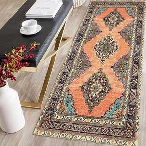Warm Color Printed <b>Rug</b>, Soft <b>Boho</b> Home Decor, Traditional Turkish Design,Nonwoven Thin <b>Rug</b> - Product Image 5