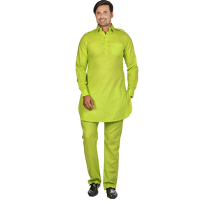 Conjuntos de Salwar Kameez Indios y Pakistaníes para Hombre, Sin Arrugas y de Secado Rápido, a Bajo Precio, para Bodas y Diwali - Product Image 4