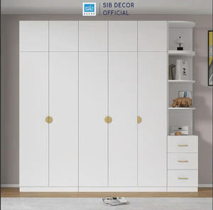 Armoire en bois, haute qualité, durable, belle armoire, armoire à 5 portes conçue sur demande - Product Image 4