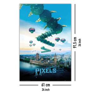 Modern Style Millipede Galaga Centipede Pixels <b>Poster</b> Wall Decor Paper Material - Product Image 5