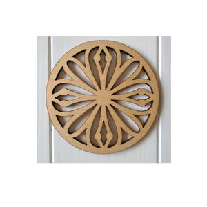 Hot Sale Wooden Coasters Latest Heart Shape Floral <b>Cutting</b> Design Natural Wood High Quality Coasters Set Table Decor - Product Image 3