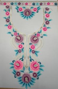 Elegante diseñador red tela cuello encaje para confección vestidos de novia ropa de fiesta étnica bordado decoración de la ropa - Product Image 6