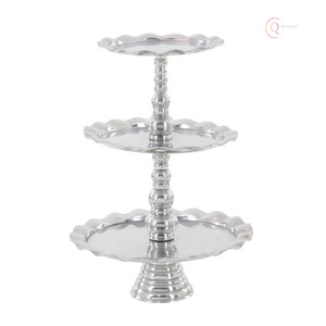 Base para Pastel de Metal Decorativa con Aspecto Premium, Agrega Elegancia a Mesas de Postres y Eventos - Product Image 1