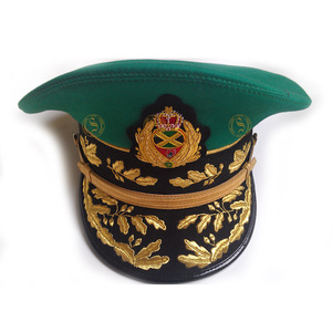 Prix de gros Meilleur fournisseur en une couleur unie Nouvelles casquettes brodées d'officier de conception - Product Image 2