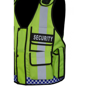 เสื้อกั๊กนิรภัยคอตตอนโพลีของผู้ชายกางเกงเครื่องแบบหลายกระเป๋าสำหรับงานทำเหมือง - Product Image 6