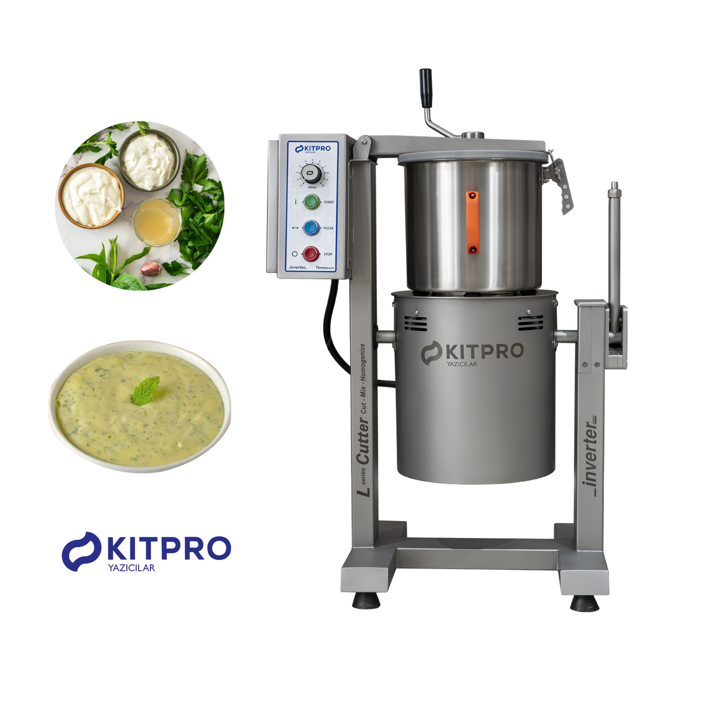 INNOVATIVE DESIGN 20 LITER VARIABLE SPEED MOTOR-Powered ECO-FRIENDLY COMMERCIAL FOOD PROCESSOR for VEGETABLE & FRUIT