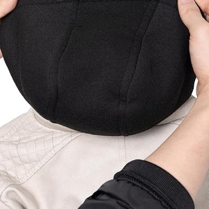 New 2025 Hot Selling OEM Customized Outdoor Vintage Waterproof Men's Leather Jacket Stand Front Windproof Thick <b>Winter</b> Design - Product Image 3