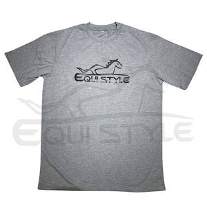 Vente en gros T-shirts 100% coton Séchage rapide Gris Plus Size Noir Silicone Imprimé Logo T-shirt Fabricant Pakistan - Product Image 1