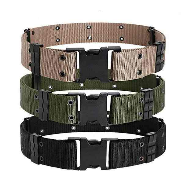 Outdoor Tactical Nylon Belt for Personal Defense Equipment Use