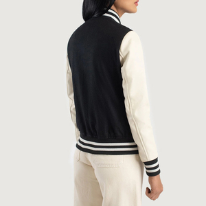 Wholesale Custom Streetwear College Varsity <b>Jacket</b> Women <b>Baseball</b> <b>Bomber</b> Letterman Varsity <b>Jacket</b> For Women - Product Image 5