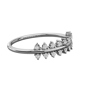 Round Cut Diamond Wedding Band - Product Image 3