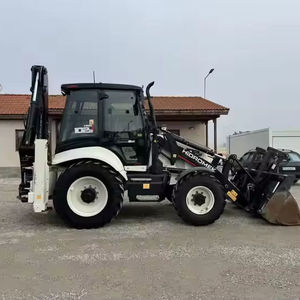 Nouvelle mini pelle rétrocaveuse/chargeuse frontale Hidromek 62 SS, excavatrice à chenilles en caoutchouc, tracteur HMK 102S, diesel, couple de levage élevé, chargeuse à chenilles 4x4 - Product Image 6