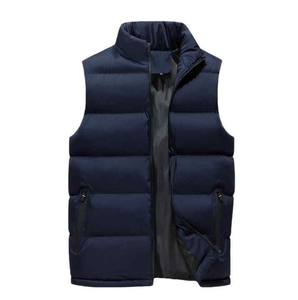 Gilet bouffant d'hiver léger et personnalisé en gros Gilet bouffant imperméable en polyester résistant à l'eau de grande taille bon marché - Product Image 1