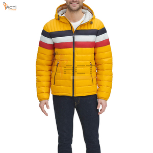 Chaquetas acolchadas para hombre hechas de poliéster al mejor precio, chaquetas acolchadas para hombre teñidas Lisas para venta en línea - Product Image 5