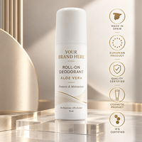 Déodorant Roll-On à l'Aloe Vera Marque Privée 75ml |   Sans alcool ni aluminium |   Fabricant OEM Espagne