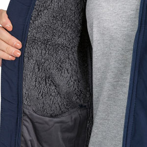 Chaqueta Softshell de Algodón de Alta Calidad para Mujer, Corte Entallado, Cuello con Capucha, Manga Larga, Estilo con Cremallera, Resistente al Viento y Transpirable - Product Image 5