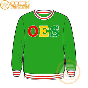 Commande personnalisée d'étoile orientale coton polaire brodé hiver femmes pull écologique de haute qualité vêtements grecs OES sueur - Product Image 4