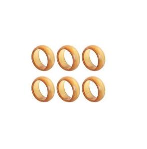 แหวนรองผ้าเช็ดปากทำจากเรซินอีพ็อกซี่ทำจากเรซินธรรมชาติผลิตภัณฑ์ตกแต่งโต๊ะสำหรับห้องครัวงานแต่งงาน - Product Image 1