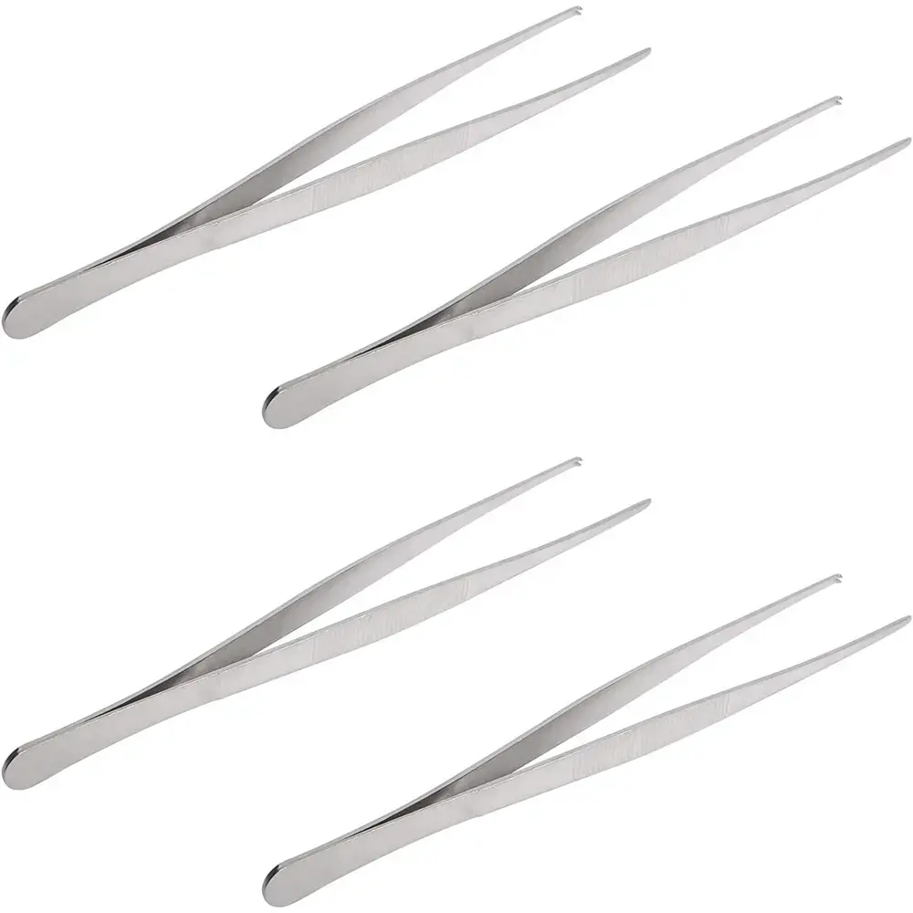 Super Professional New Dressing Tweezer 8" Tissue Thumb Forceps serrated Tip Surgical Instruments