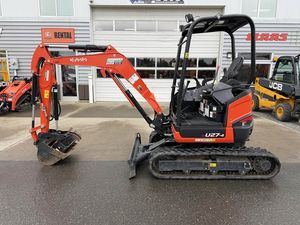 Mini-excavatrice Kubota U27-4 d'occasion à prix abordable, poids opérationnel, tous modèles, godet de 8 m, moteur, engrenages, PLC, boîte de vitesses, à vendre - Product Image 3