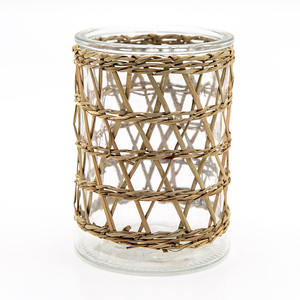 Wholesale seagrass sheath <b>cup</b> wrap <b>cover</b> natural raffia <b>covers</b> for glassware <b>cups</b> cheapest price - Product Image 6