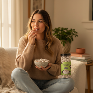 Glee Impex Makhana Tostada Picante con Sabor a Trufa en Tarro, Snack Saludable Sin Gluten de Nueces Crujientes - Product Image 2