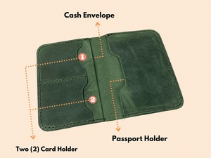 Nuevo diseño de cuero personalizado de negocios con cremallera para tarjeta de identificación y pasaporte con billetera larga antirrobo - Product Image 6