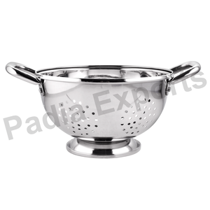 Passoire de cuisine unique en acier inoxydable durable avec poignées Passoire durable - Product Image 1