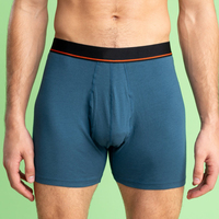 Caleçons et slips pour hommes taille mi-haute, confortables et élastiques, en Spandex/Coton écologique, options OEM personnalisées disponibles, vente en gros