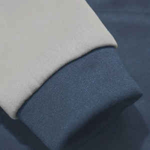 ชุดวอร์มวิ่งของผู้ชายผ้าฝ้าย100% พิมพ์ลายสีพื้นมีฮู้ดสำหรับฤดูหนาว - Product Image 4