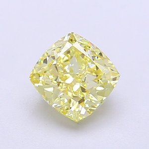 Cojín de Diamantes de Laboratorio de 1.00ct VS1, Color Amarillo Intenso de Lujo - Product Image 1