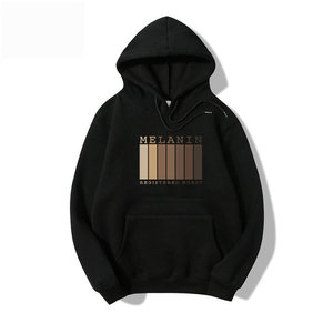 Sweat-shirt et sweat à capuche surdimensionné à épaules tombantes pour femmes, logo personnalisé, streetwear - Product Image 2