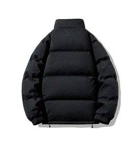 2025 Men's Custom High Street Embroidery Loose Cotton-<b>Padded</b> <b>Waterproof</b> Breathable Puffer <b>Jacket</b> Logo Autumn Winter Outdoor - Product Image 6