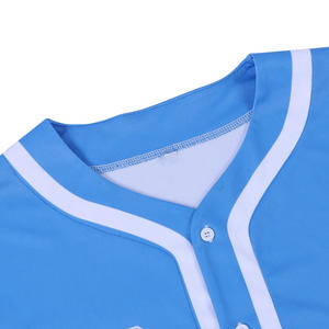 Camiseta de uniforme de béisbol sublimada de nuevo diseño de alta calidad, ropa deportiva de béisbol Vintage Unisex con impresión personalizada - Product Image 3