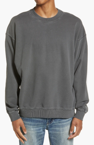 เสื้อสเวตเตอร์ของผู้ชายผ้าฝ้าย100% 480 GSM หลายสีล้วนดีไซน์ไหล่โอเวอร์ไซส์โลโก้ตามสั่ง - Product Image 5