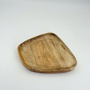 Hot <b>Sale</b> Mango Wood Plate Food <b>Safe</b> Wooden Serving Platter Tray Smooth Serving Plate Dining Tabletop Serveware - Product Image 2