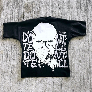 เสื้อยืดพิมพ์ลายคุณภาพสูงพร้อมโลโก้แบรนด์ของคุณ ผ้าถัก 100% ผ้าฝ้าย แขนสั้น มีไซส์ตามสั่ง - Product Image 2