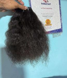 Mechones rizados de encaje de cabello humano virgen Natural Remy HD 100%, máquina de doble trama, cabello crudo indio, cabello suave y grueso sin procesar - Product Image 6