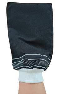 Gants exfoliants turcs en viscose noirs pour Hammam et Spa, visage et corps, durables, vente directe usine, lavables, bonne qualité, livraison rapide, tous usages - Product Image 5