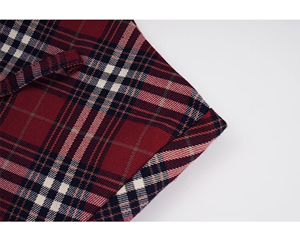 Tartan Zipper Sexy School Girls Pleated Plaid High Waist Slim Fit Loose Breathable A-line Tartan 19" Knee-length Kilt <b>Skirt</b> - Product Image 6