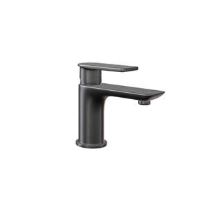 HERA <b>Single</b>-lever <b>Basin</b> Mixer <b>Tap</b> 8201 Matt Black Bathroom Faucet Modern design for the contemporary aesthetic - Product Image 4