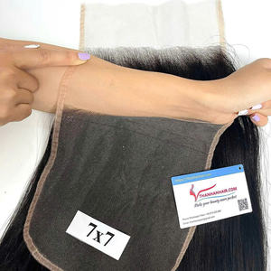 TENDANCE CHAUDE!! Vente en gros paquets de cheveux vietnamiens raides avec fermeture à lacet Remy Hair Closure HD Swiss Lace Closure - Product Image 3