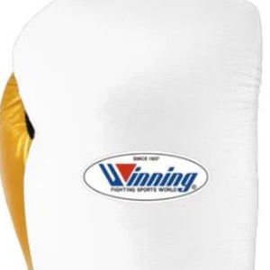 Gants de boxe professionnels en cuir noir et or blanc, avec fermeture velcro au poignet, pour l'entraînement et le sparring, pour hommes et femmes - Product Image 6